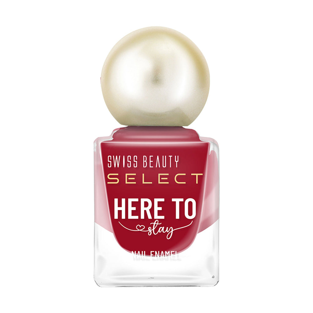 Swiss Beauty Select Here To Stay Nail Enamel - Spicy Cherry | Grocsy