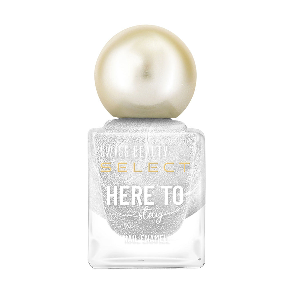Swiss Beauty Select Here To Stay Nail Enamel - Metallic Silver | Grocsy