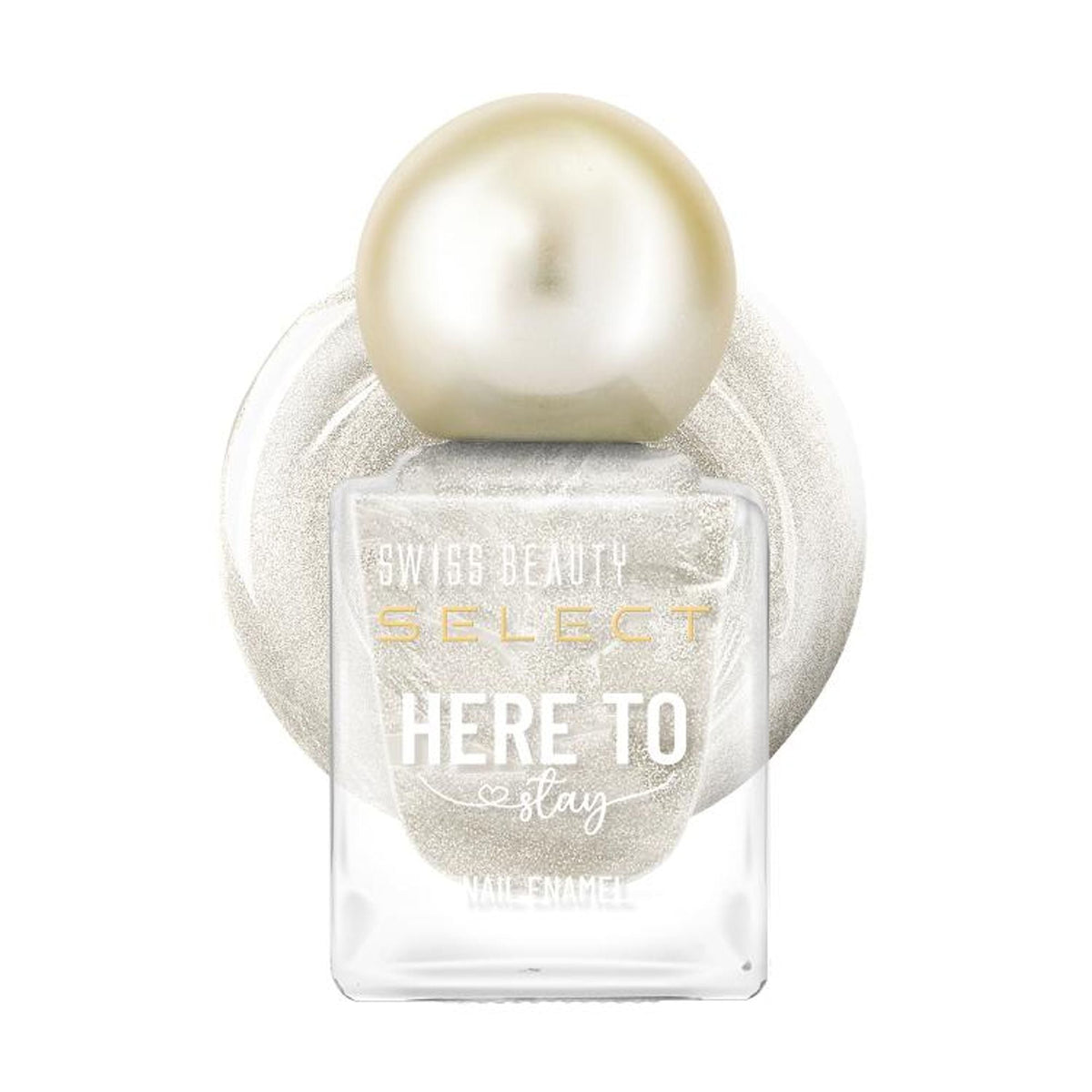 Swiss Beauty Select Here To Stay Nail Enamel - Metallic Gold | Grocsy
