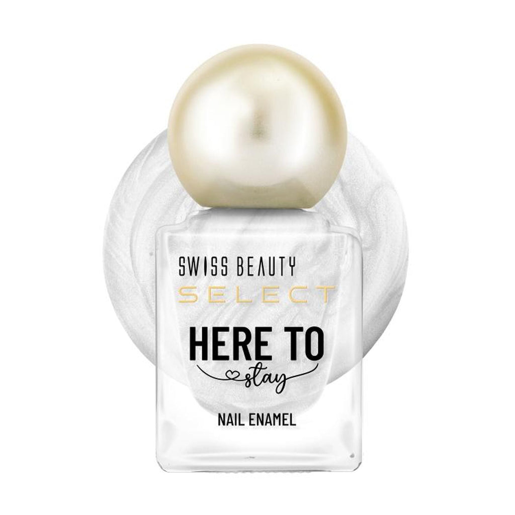 Swiss Beauty Select Here To Stay Nail Enamel - Sheer Pearl | Grocsy