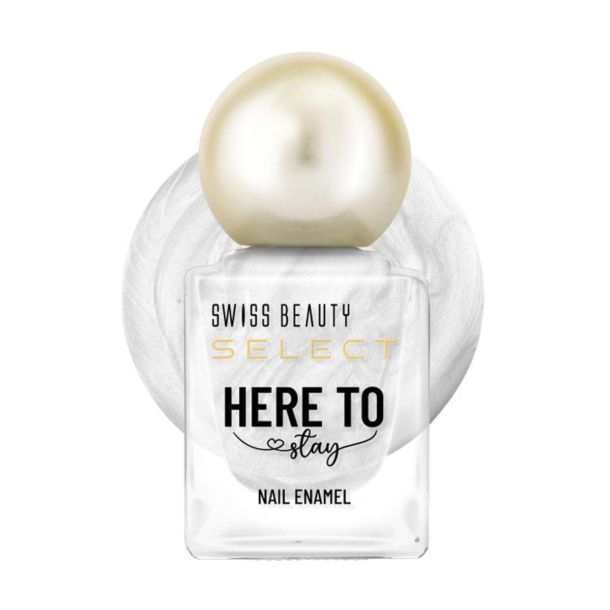Swiss Beauty Select Here To Stay Nail Enamel - Sheer Pearl | Grocsy