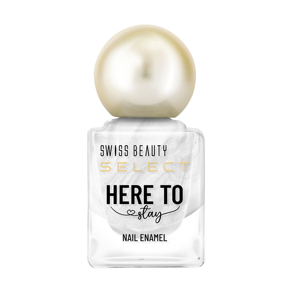 Swiss Beauty Select Here To Stay Nail Enamel - Sheer Pearl | Grocsy