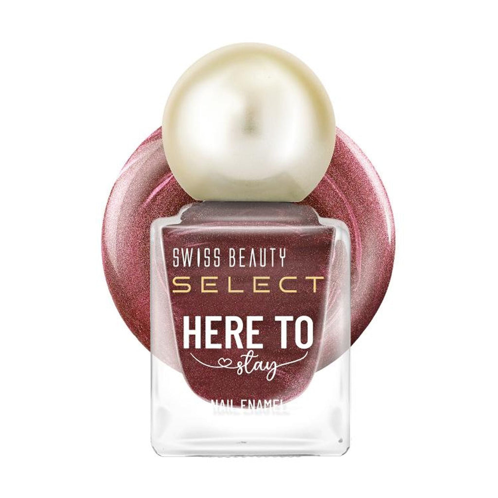 Swiss Beauty Select Here To Stay Nail Enamel - Shimmy Brown | Grocsy