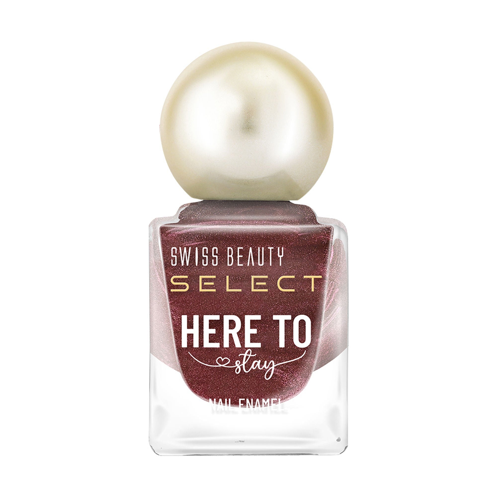 Swiss Beauty Select Here To Stay Nail Enamel - Shimmy Brown | Grocsy