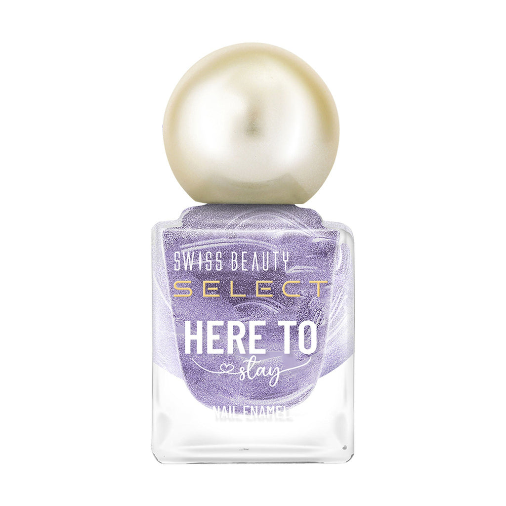Swiss Beauty Select Here To Stay Nail Enamel - Chunky Violet | Grocsy