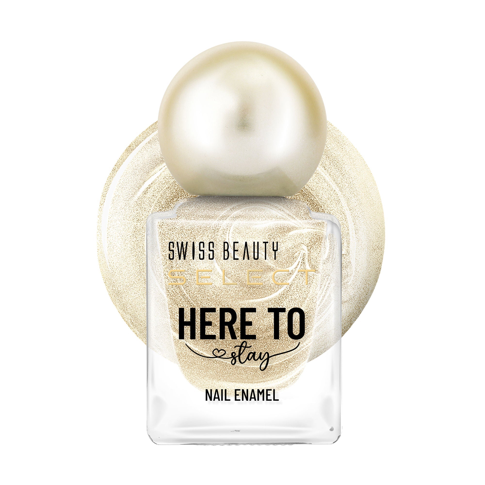 Swiss Beauty Select Here To Stay Nail Enamel - Chunky Champagne | Grocsy