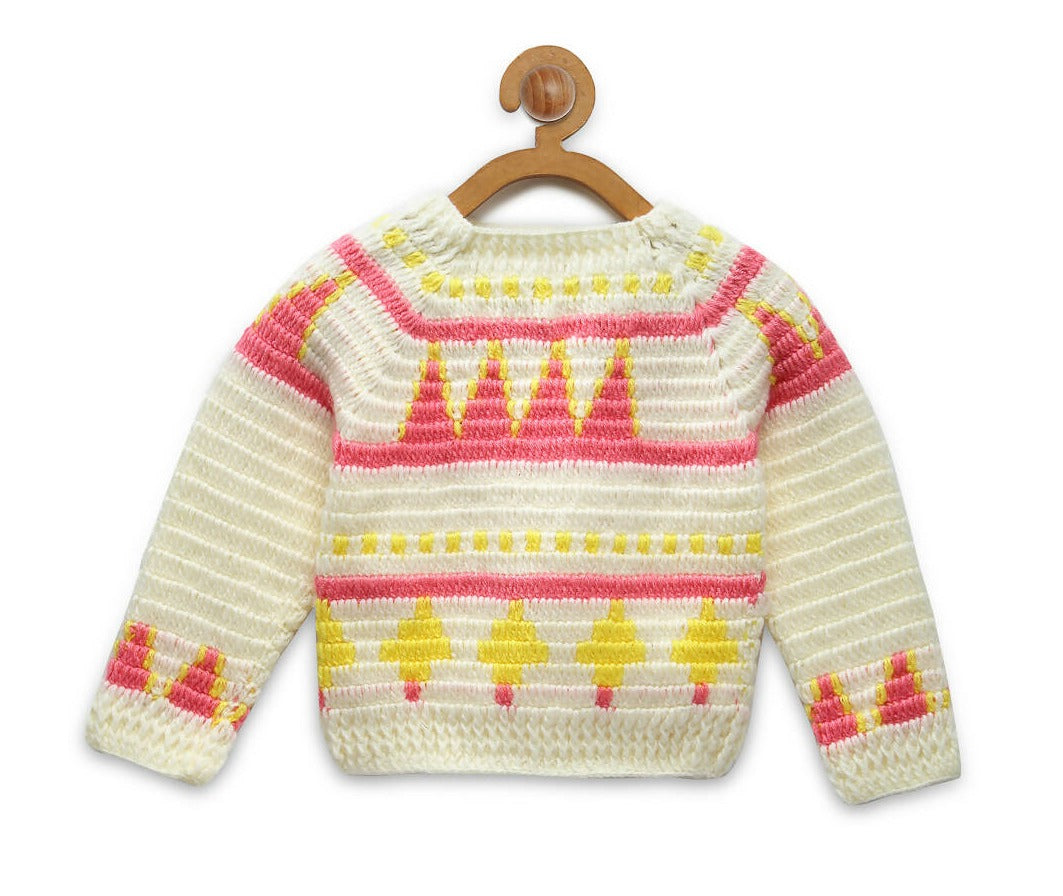 Chutput Kids Solid Pullover Ice Cream Design Sweater | Grocsy