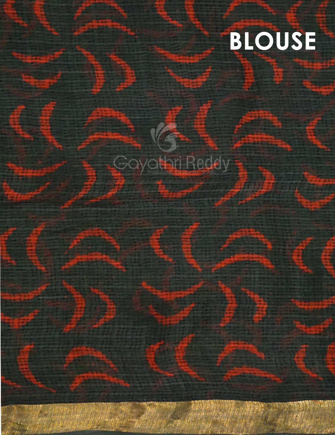 Combo of Green, Red And Yellow Colour Block Print Pure Kota Doria Printed Saree By Gayathri Reddy Designer Studio | Grocsy