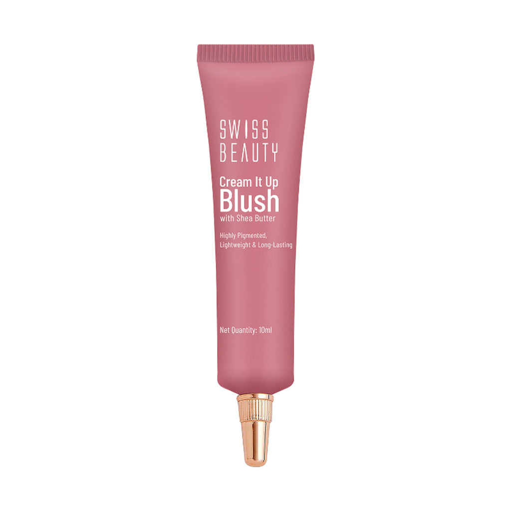 Swiss Beauty Cream It Up Blusher With Shea Butter , Multi-Functional , Matte Finish - 5 Cheek-o-pink | Grocsy