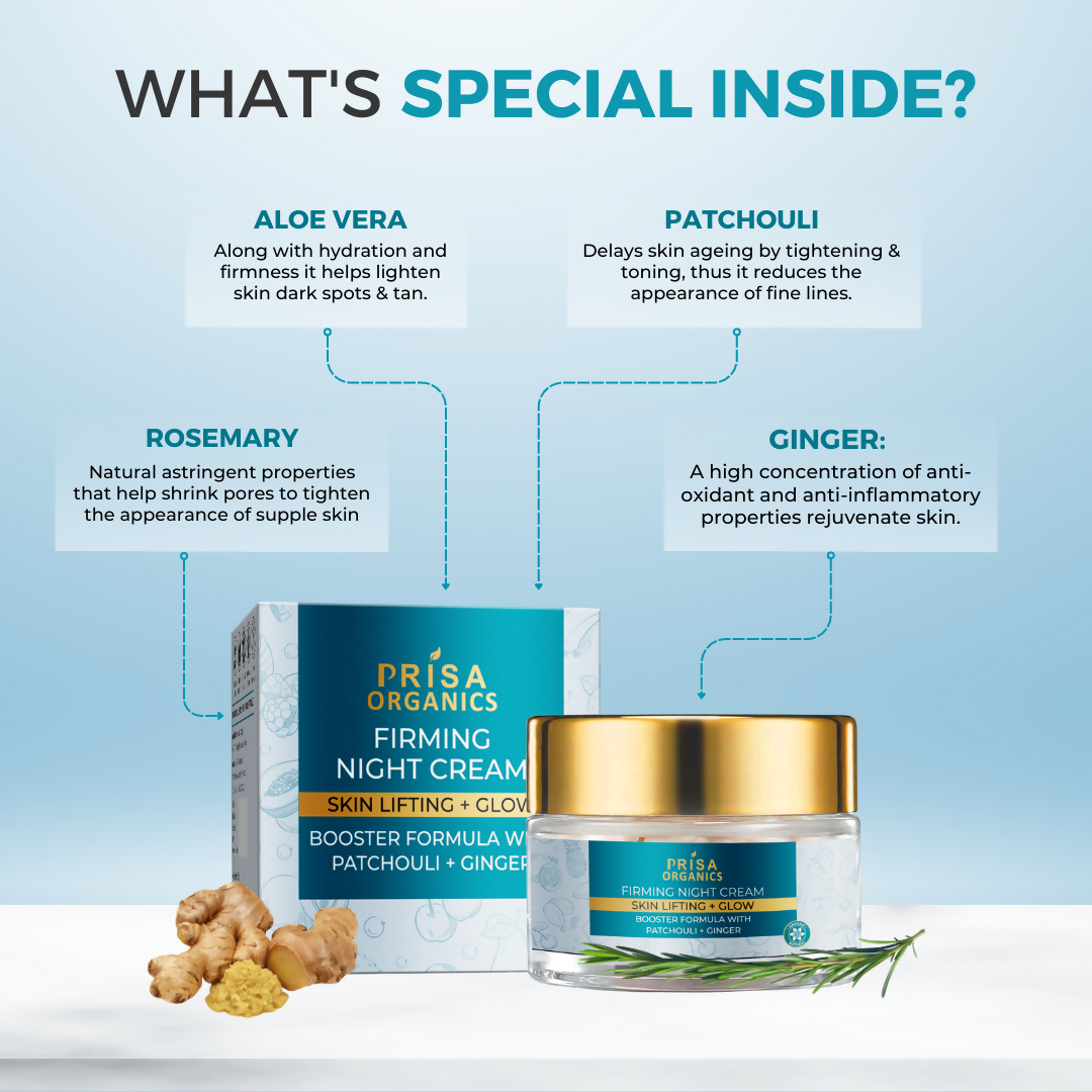 Prisa Organics Firming Night Cream | Grocsy