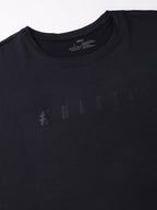 MKH Typography Printed Extended Sleeves Dri-FIT Relaxed Fit T-shirt | Grocsy