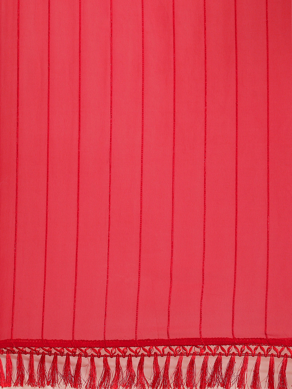 Tikhi Imli Red Striped Saree | Grocsy