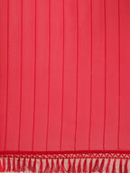 Tikhi Imli Red Striped Saree | Grocsy