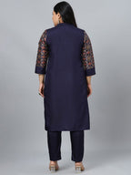 Sztori Ethnic Motifs Printed Straight Kurta with Pant | Grocsy