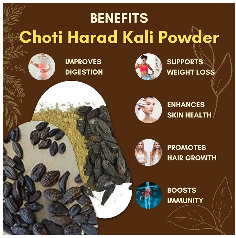 Jaived Ayurveda Choti Harad Kali Powder | Grocsy