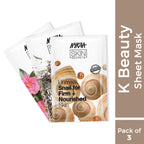 Nykaa Naturals K-Beauty Sheet Masks Combo | Grocsy