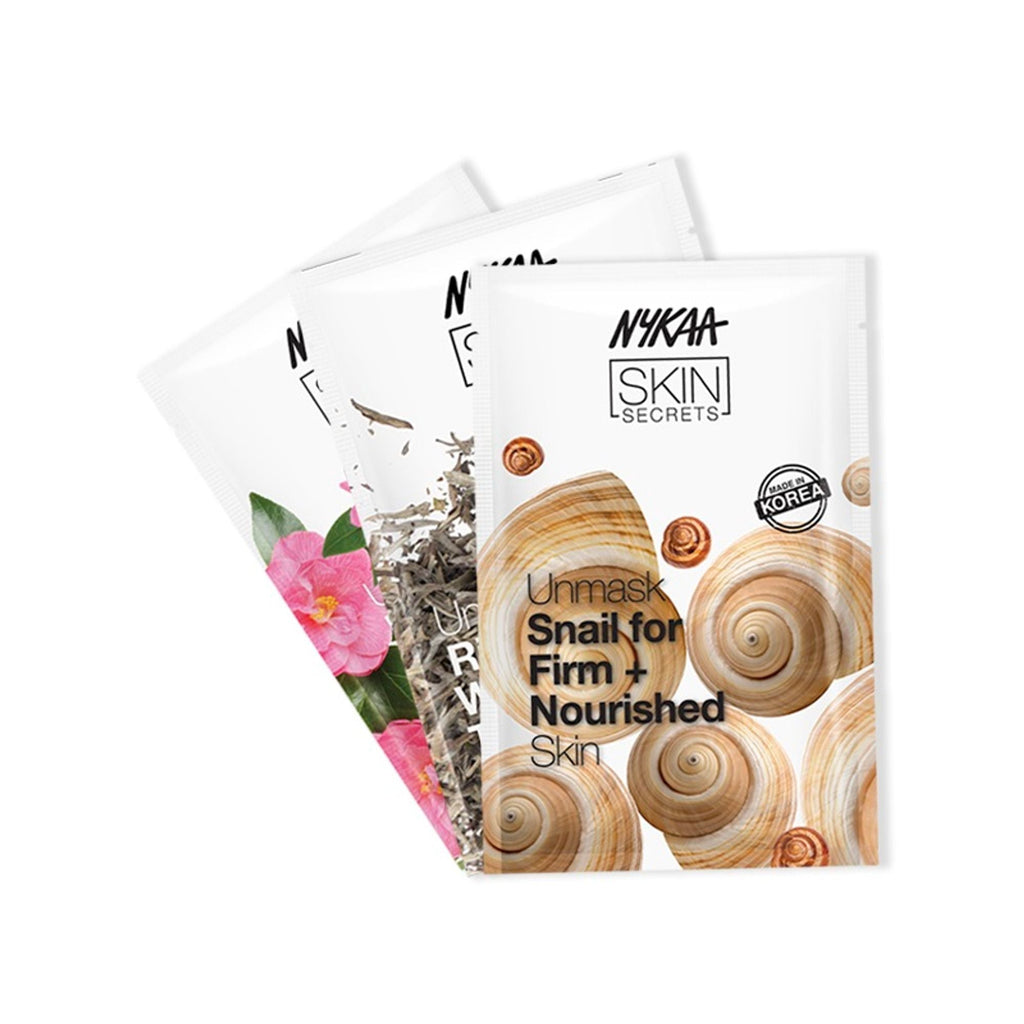 Nykaa Naturals K-Beauty Sheet Masks Combo | Grocsy