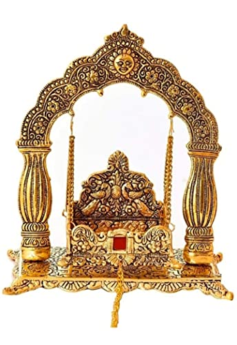 Labhcart Metal Laddu Gopal Jhula Krishna Palana Laddo Gopal Jhula | Grocsy