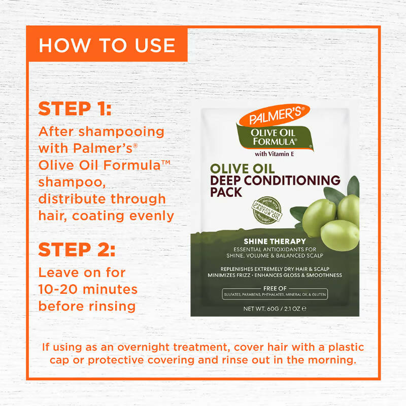 Palmer's Olive Oil Formula Deep Conditioner Pack | Grocsy
