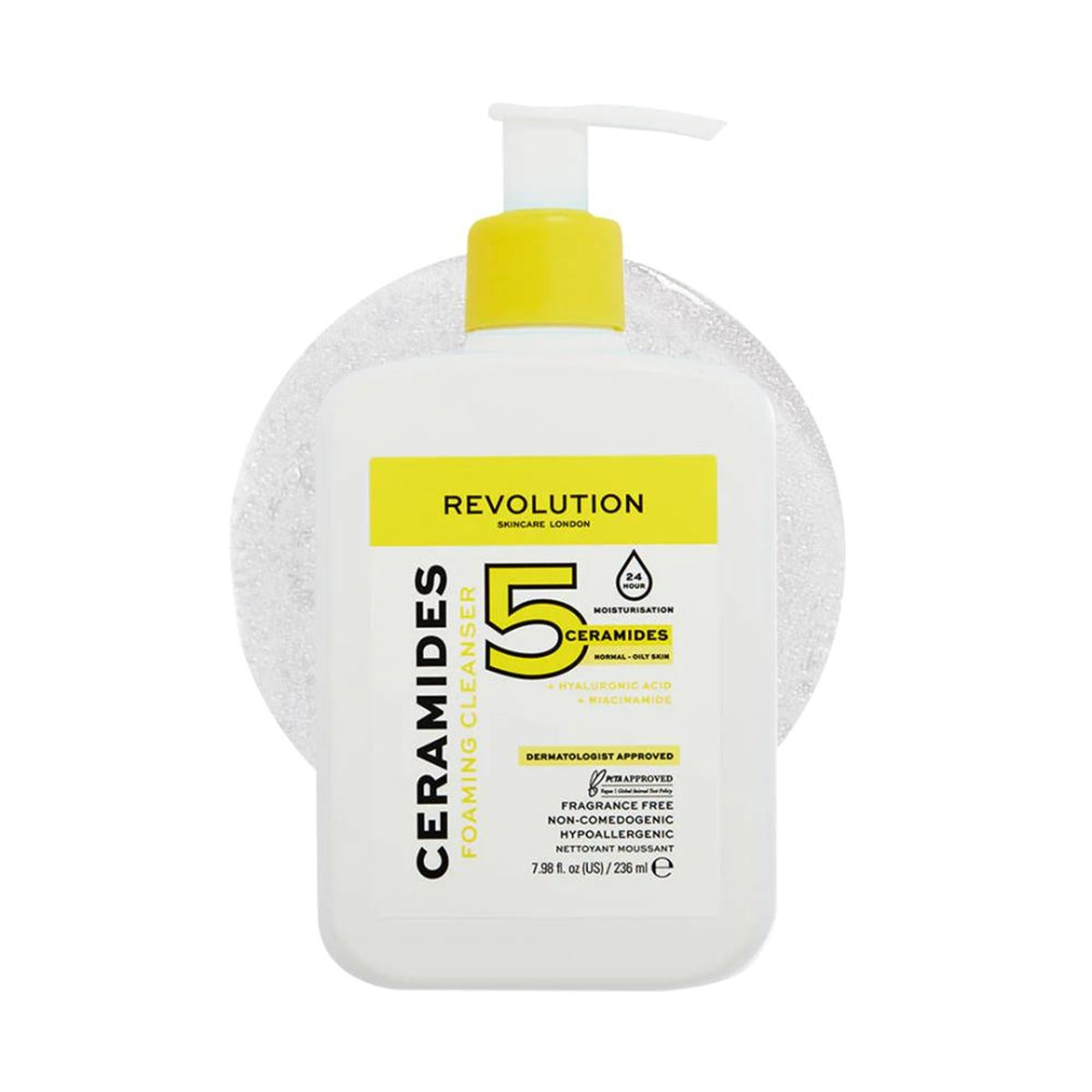 Makeup Revolution Skincare Ceramides Foaming Cleanser | Grocsy