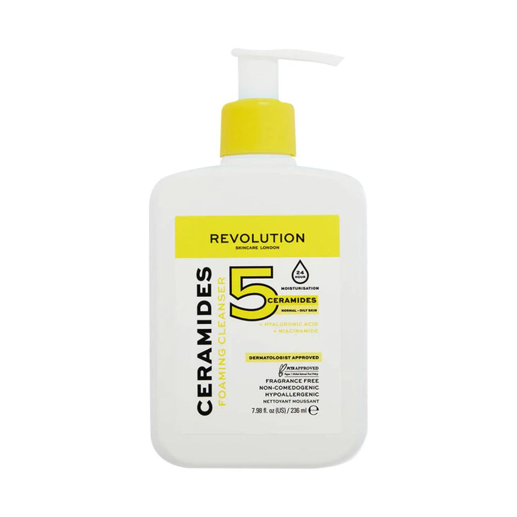 Makeup Revolution Skincare Ceramides Foaming Cleanser | Grocsy
