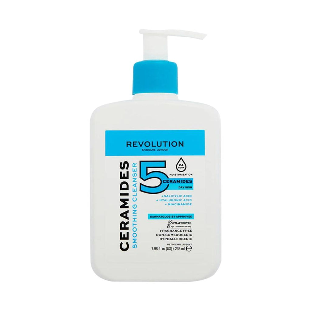 Makeup Revolution Skincare Ceramides Smoothing Cleanser | Grocsy