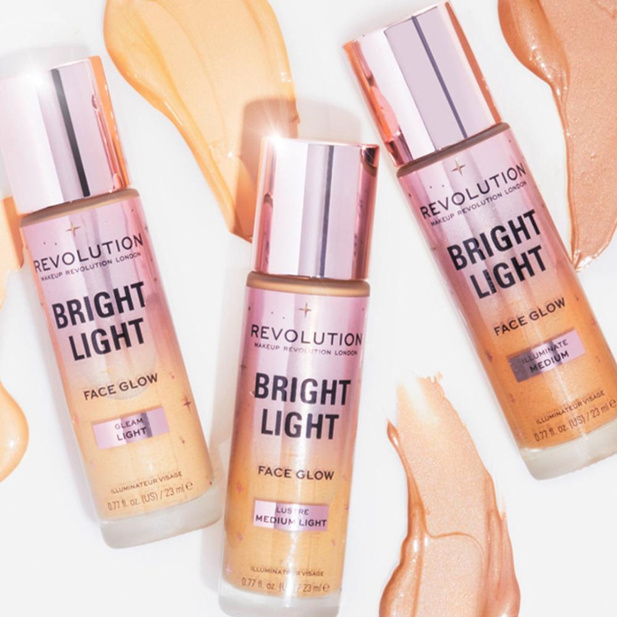 Makeup Revolution Bright Light Face Glow - Lustre Medium | Grocsy
