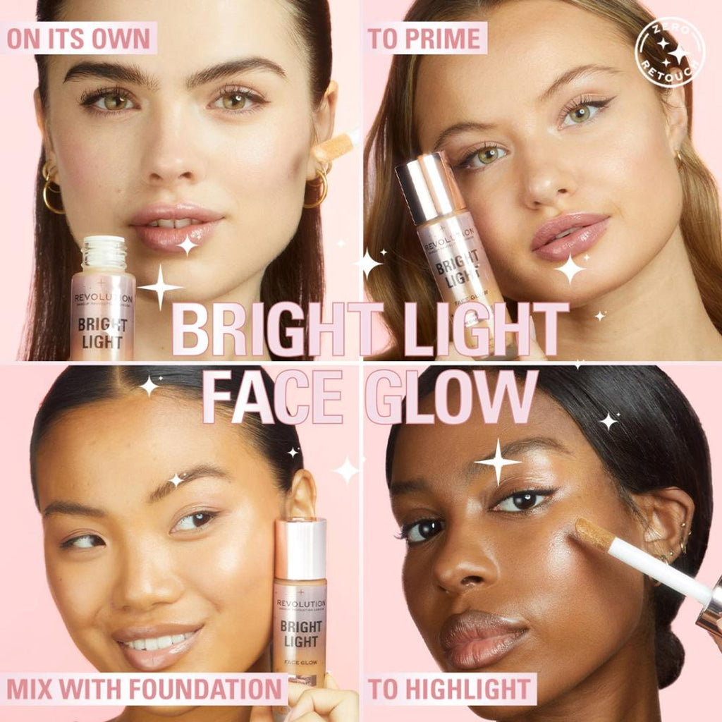 Makeup Revolution Bright Light Face Glow - Lustre Medium | Grocsy