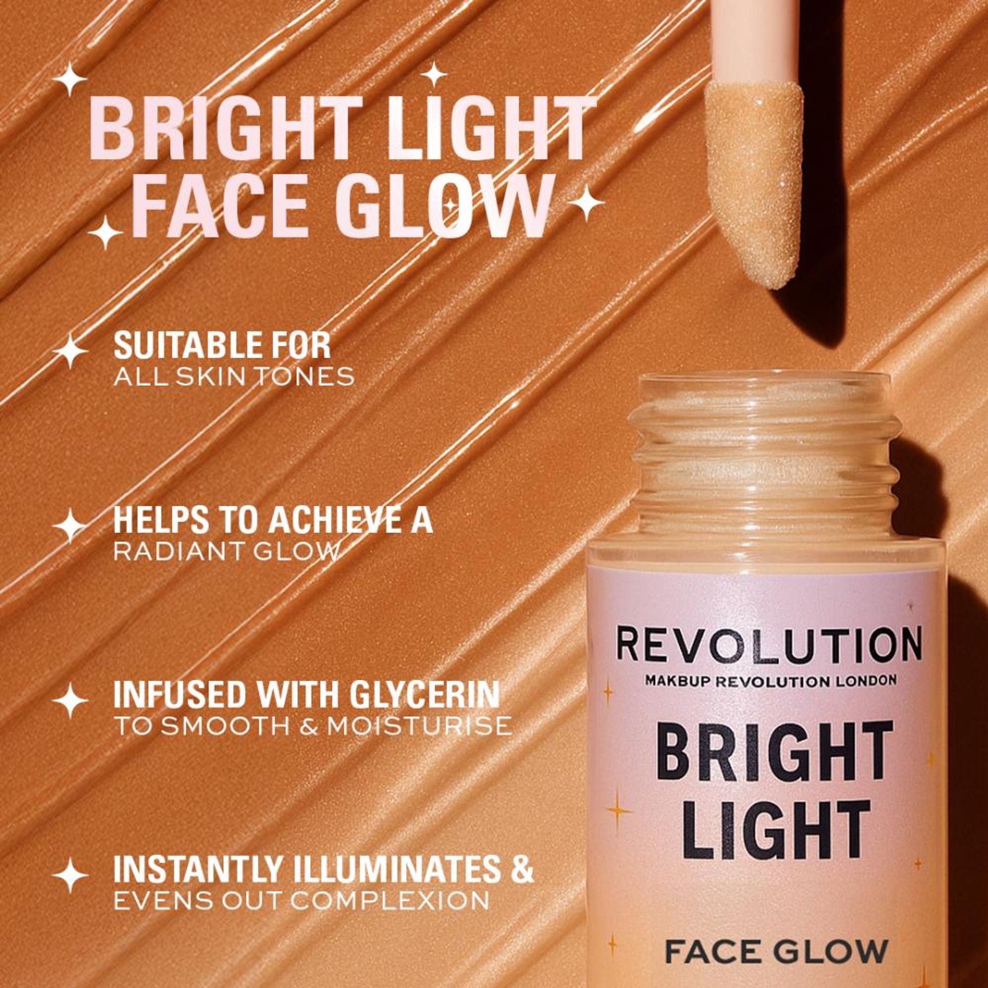 Makeup Revolution Bright Light Face Glow Gleam Light | Grocsy