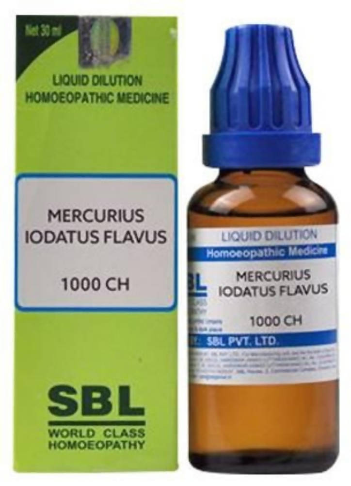 SBL Homeopathy Mercurius Iodatus Flavus Dilution | Grocsy