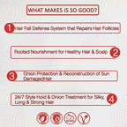 NutriGlow NATURAL'S Onion Hair Shampoo | Grocsy