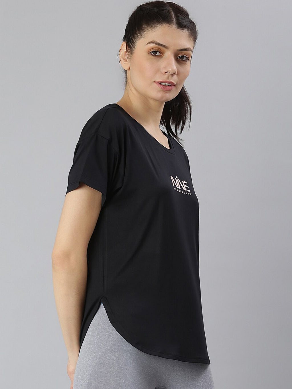 MKH Typography Extended Sleeves Dri-FIT Sports T-shirt | Grocsy
