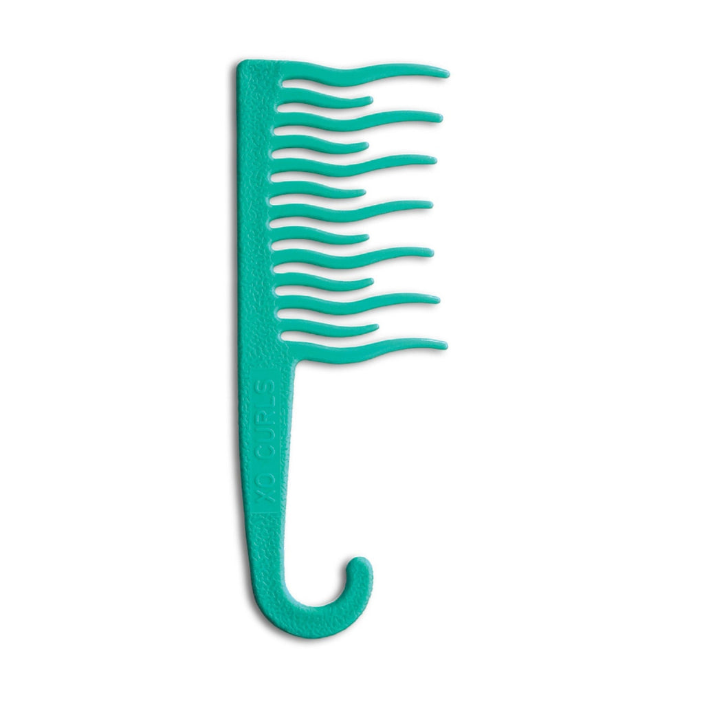 XO Curls Shower Detangling Comb - Green | Grocsy