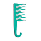 XO Curls Shower Detangling Comb - Green | Grocsy