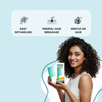 XO Curls Shower Detangling Comb - Green | Grocsy