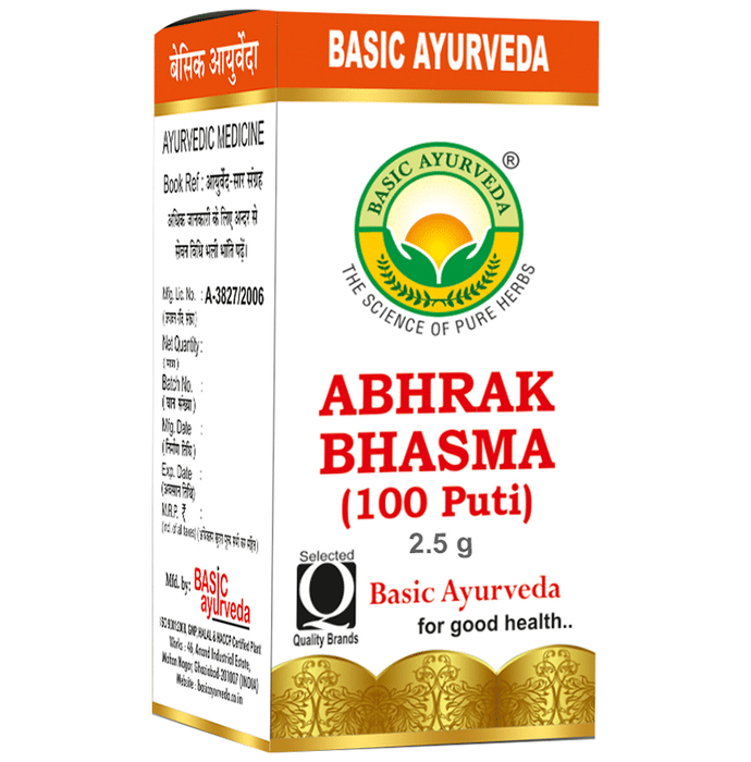 Basic Ayurveda Abhrak Bhasma (100 Puti) | Grocsy