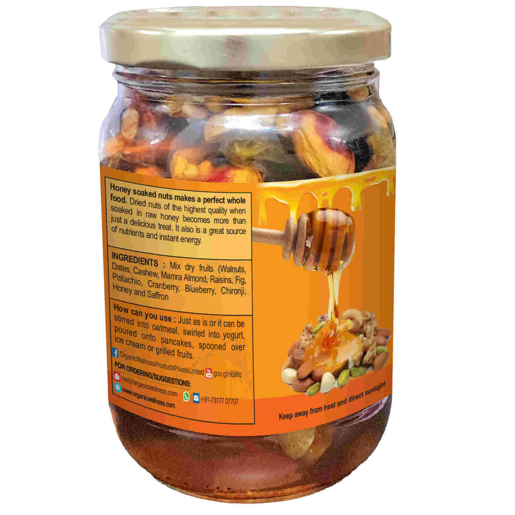 Organic Wellness Dry Fruits with Honey | Grocsy