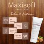 Maxisoft Face Scrub Tan Removal Exfoliating Scrub | Grocsy
