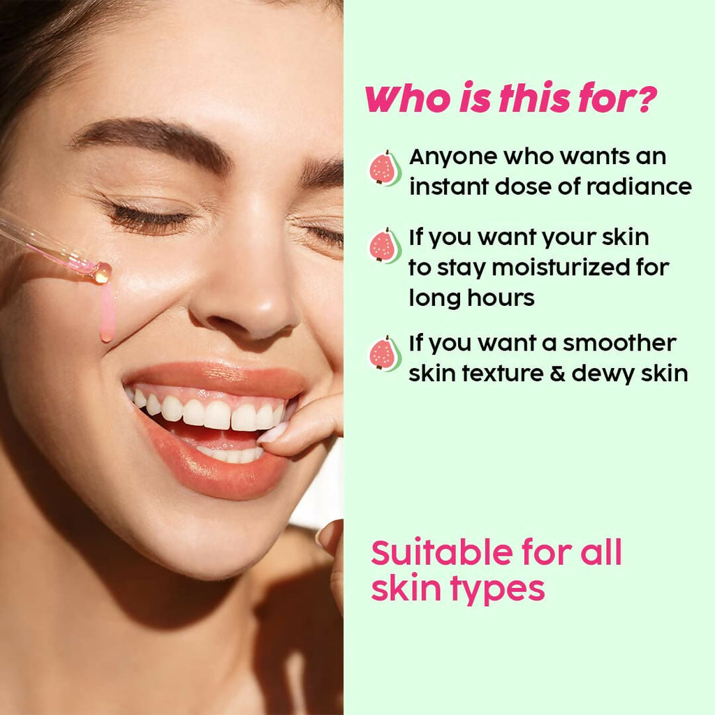 PLIX The Plant Fix SPF 50+ Guava Glow Sunscreen & 10% Vitamin C Guava Face Serum | Grocsy