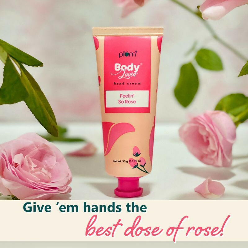Plum Bodylovin' Feelin' So Rose Hand Cream | Grocsy
