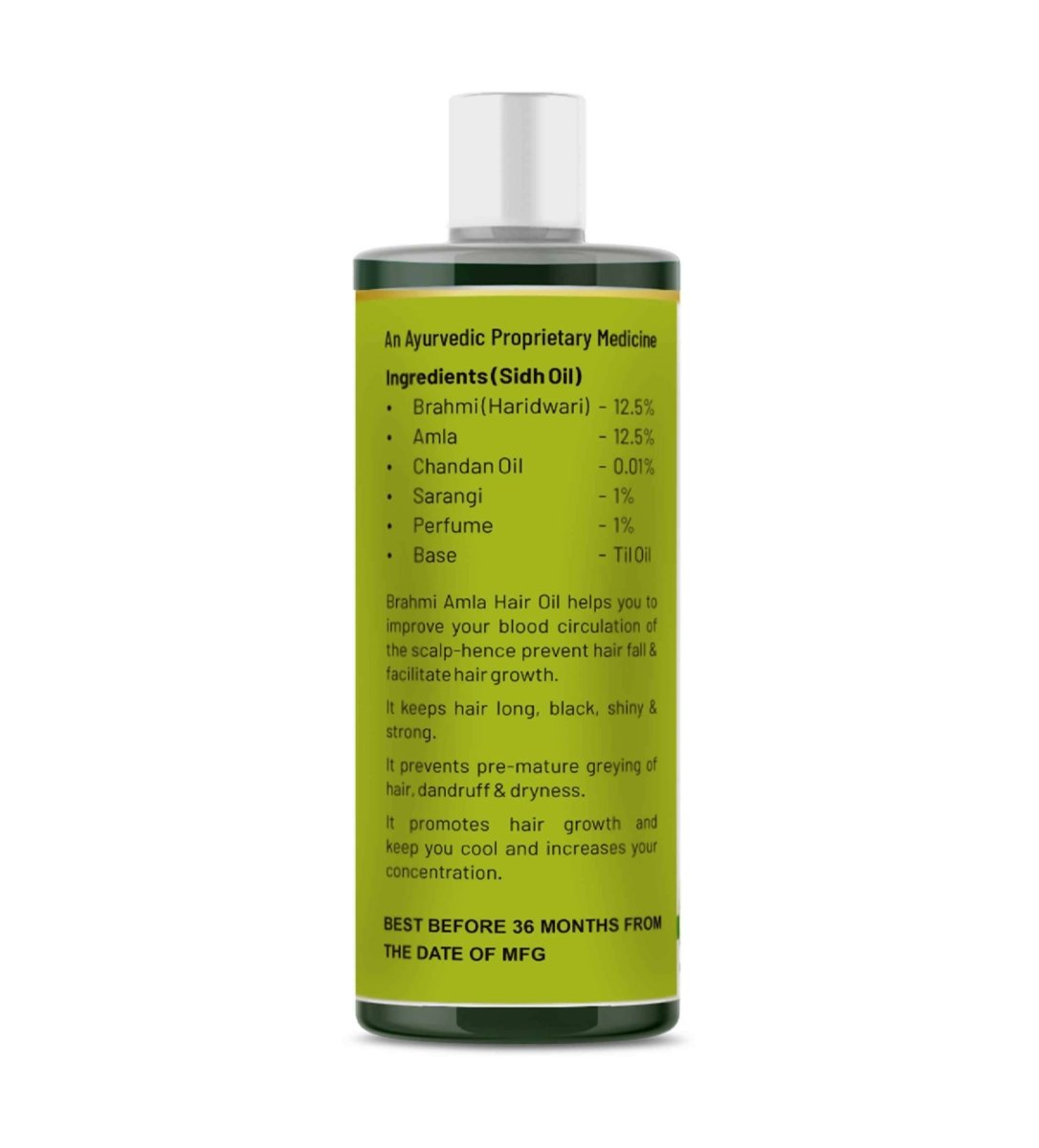 Alex Brahmi Amla Ayurvedic Hair Oil | Grocsy