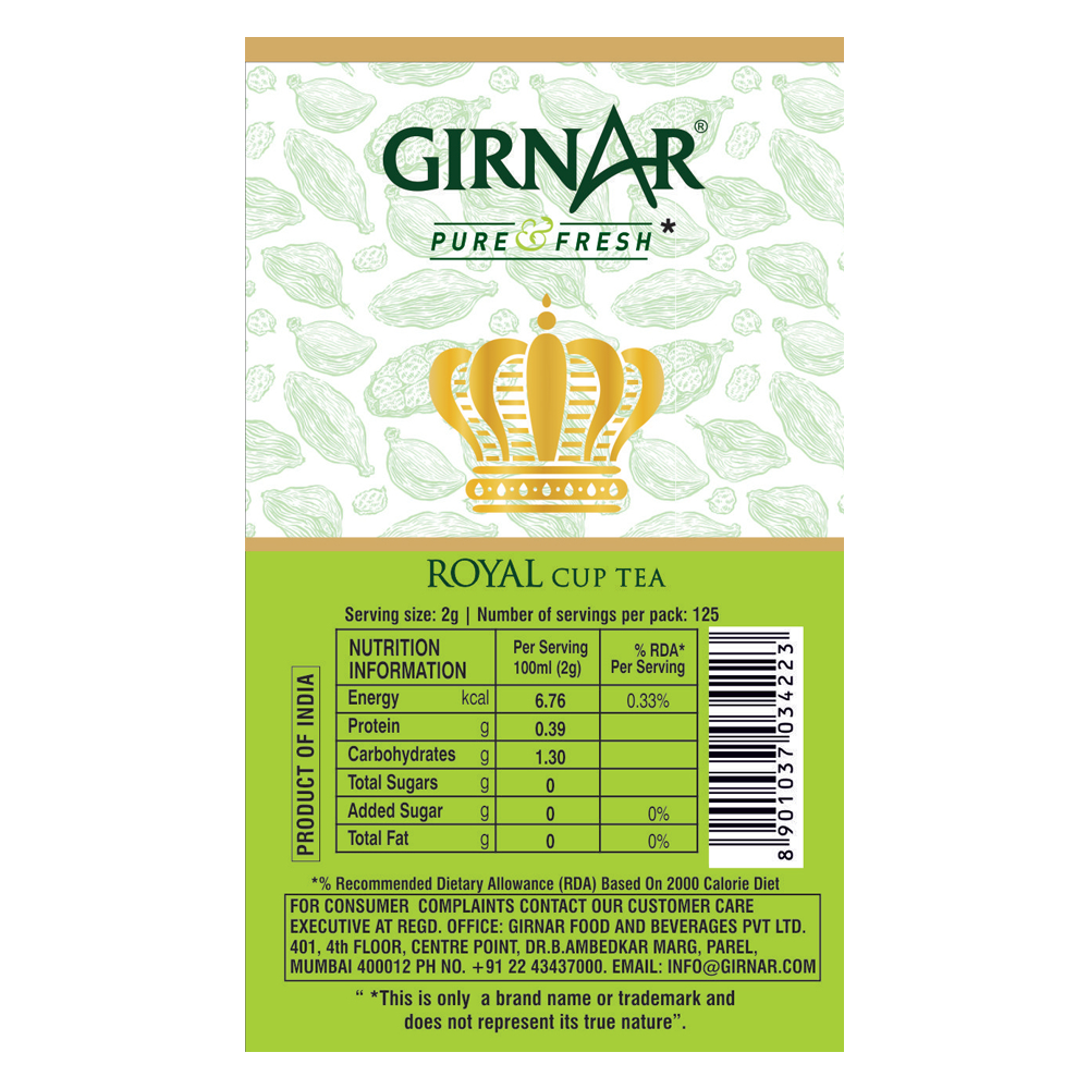 Girnar Royal Cup - Elaichi Chai | Grocsy