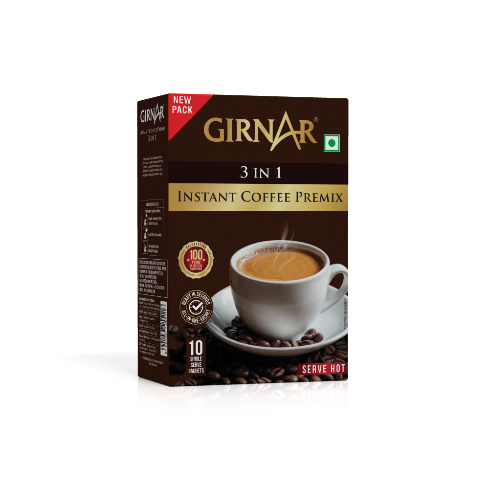 Girnar Instant Premix 3 In 1 Coffee | Grocsy