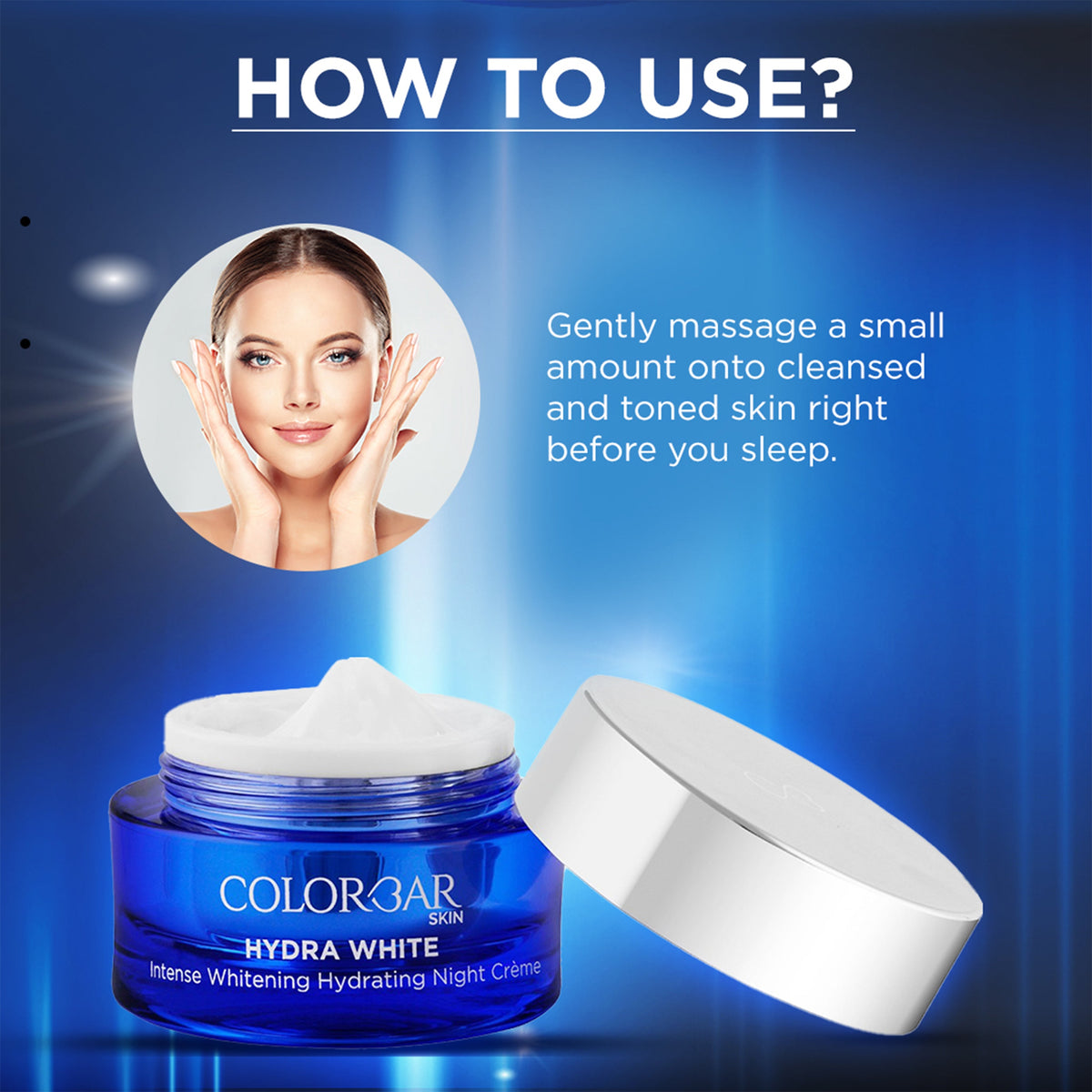 Colorbar Hydra White Intense Whitening Night Cream | Grocsy