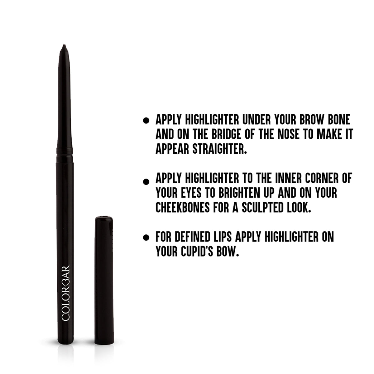 Colorbar Mesmereyes Kajal Black Rose | Grocsy