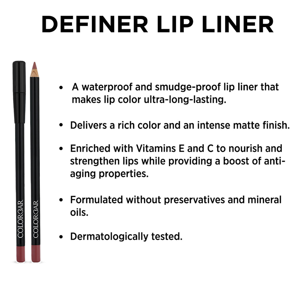 Colorbar Definer Lip Liner New Clear Red | Grocsy