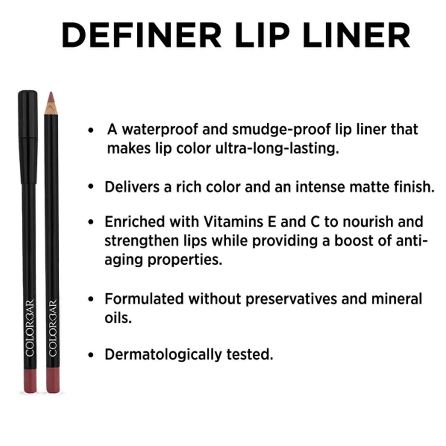 Colorbar Definer Lip Liner New Berry Rose | Grocsy