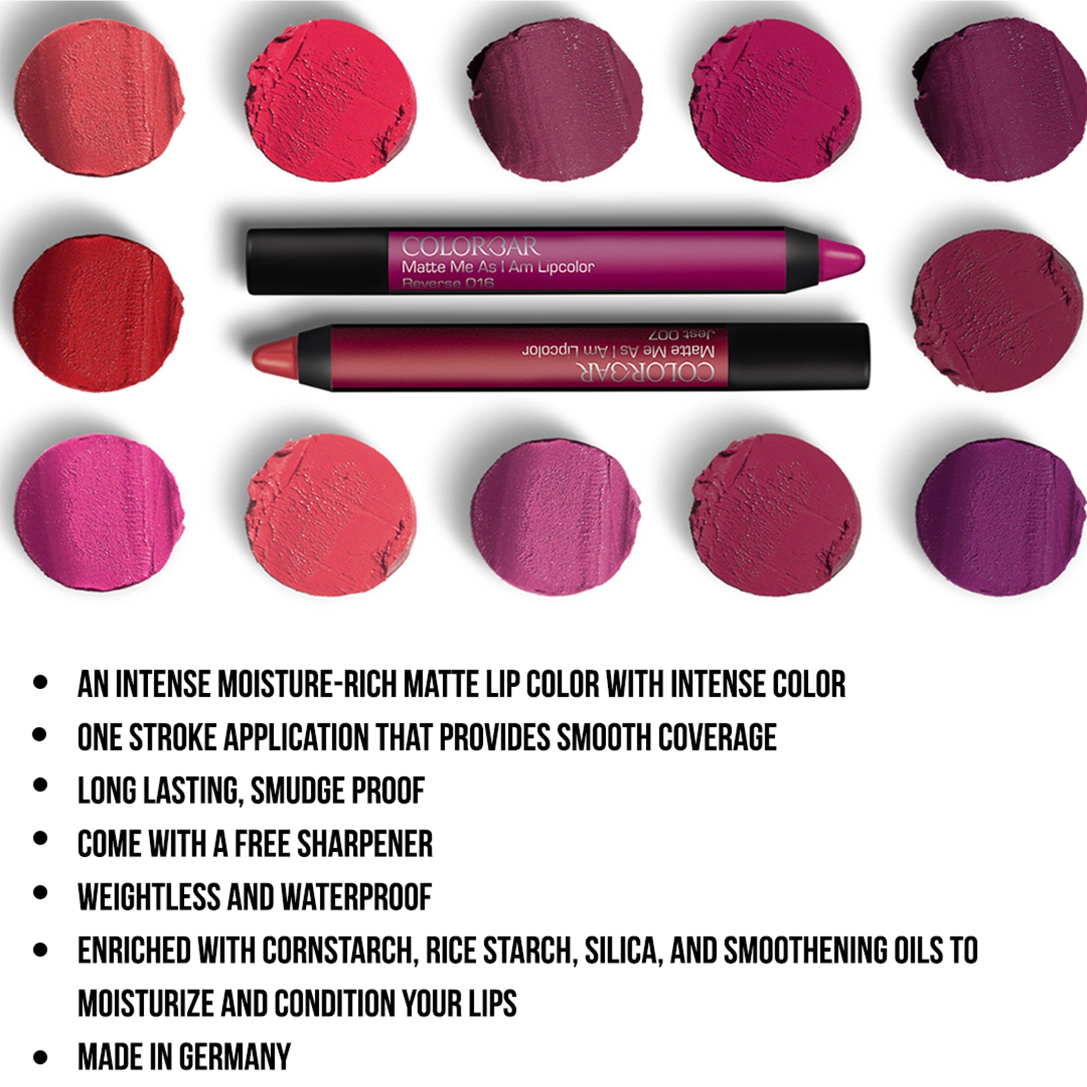 Colorbar Matte Me As I Am Lip Color New Trick-[003] | Grocsy