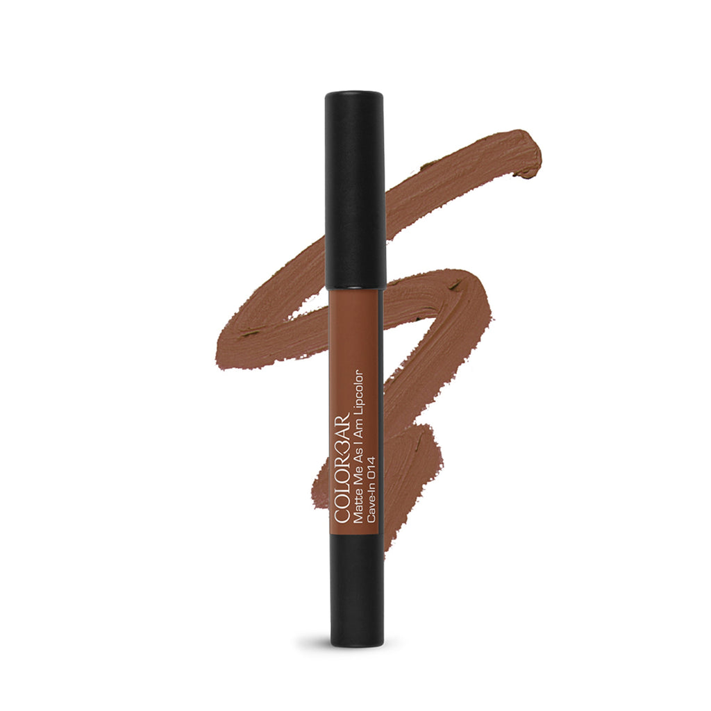Colorbar Matte Me As I Am Lip Color New Cave-In-[014] | Grocsy