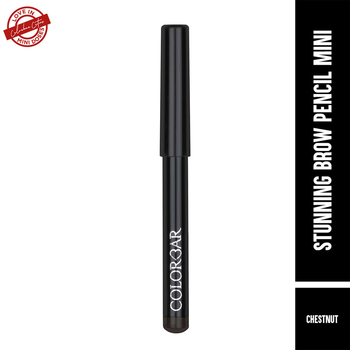 Colorbar Stunning Brow Pencil Mini Chestnut - {001} | Grocsy